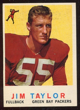 1959 Topps #155 - Jim Taylor - ex