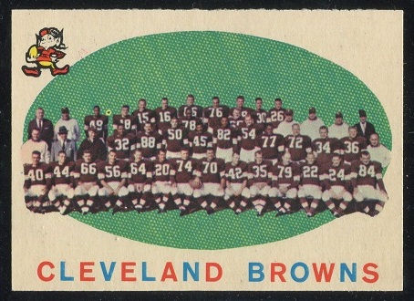 1959 Topps #161 - Cleveland Browns Team - nm+