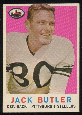 1959 Topps #22 - Jack Butler - exmt+