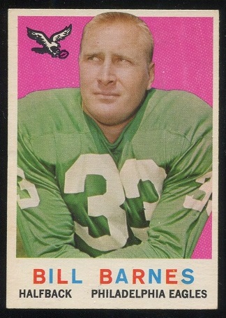 1959 Topps #25 - Bill Barnes - exmt+