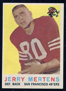 1959 Topps #42 - Jerry Mertens - nm