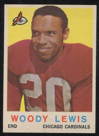 1959 Topps #45 - Woodley Lewis - exmt