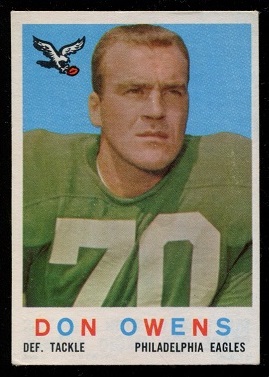 1959 Topps #47 - Don Owens - exmt