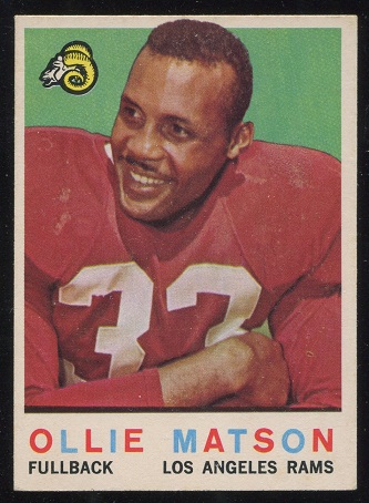1959 Topps #50 - Ollie Matson - exmt+