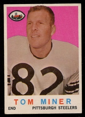 1959 Topps #52 - Tom Miner - exmt