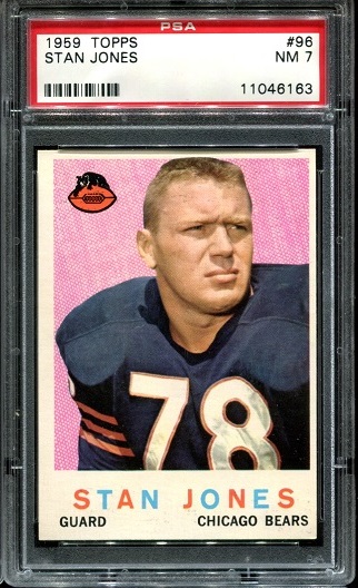 Stan Jones - 1959 Topps #96 - PSA 7