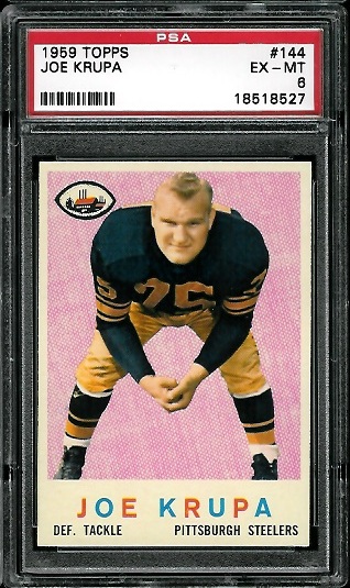 Joe Krupa - 1959 Topps #144 - PSA 6