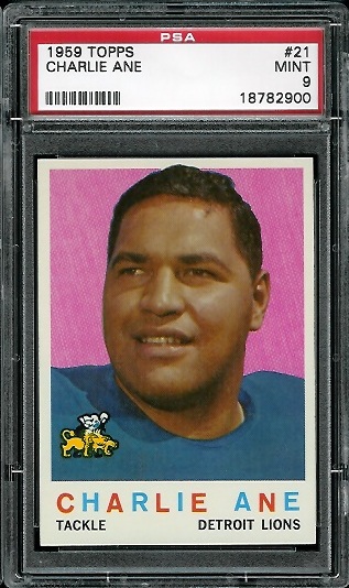 Charlie Ane - 1959 Topps #21 - PSA 9