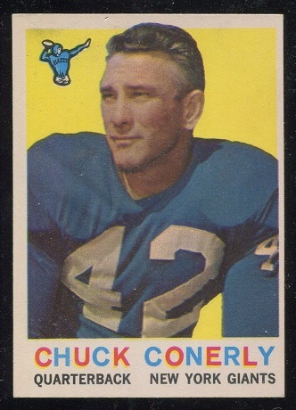 1959 Topps #65 - Charley Conerly - exmt