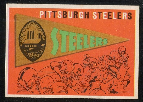 1959 Topps #9 - Steelers Pennant - ex+