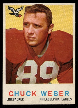 Chuck Weber - 1959 Topps #94 - nm