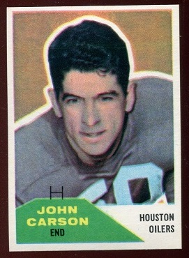 John Carson - 1960 Fleer #107 - nm