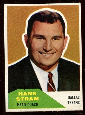 1960 Fleer #116 - Hank Stram - nm
