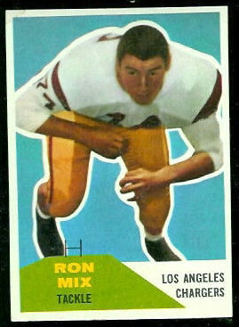 Ron Mix - 1960 Fleer #118 - nm st