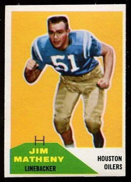 Jim Matheny - 1960 Fleer #122 - nm