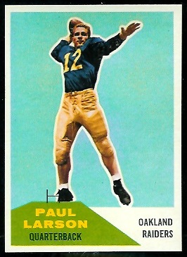 1960 Fleer #13 - Paul Larson - nm+