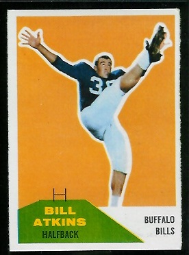 Bill Atkins - 1960 Fleer #24 - exmt