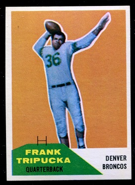 1960 Fleer #26 - Frank Tripucka - nm+