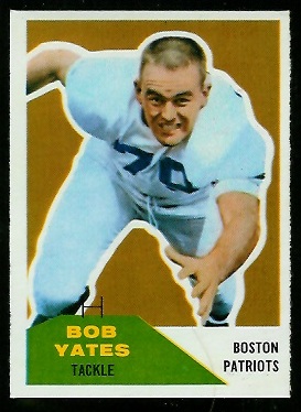 Bob Yates - 1960 Fleer #36 - nm