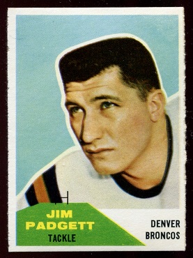 1960 Fleer #40 - Jim Padgett - nm+