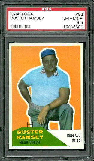 Buster Ramsey - 1960 Fleer #92 - PSA 8.5