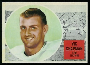 Vic Chapman - 1960 Topps CFL #11 - nm