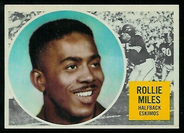 1960 Topps CFL #16 - Rollie Miles - nm