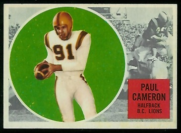 Paul Cameron - 1960 Topps CFL #2 - nm