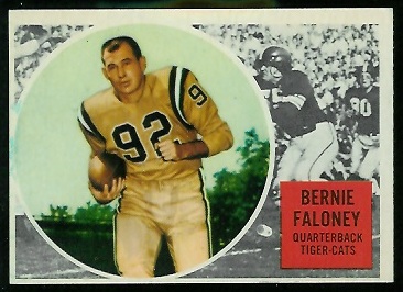 1960 Topps CFL #33 - Bernie Faloney - nm oc