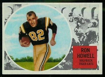 1960 Topps CFL #36 - Ron Howell - vg-ex