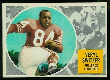 Veryl Switzer - 1960 Topps CFL #48 - nm