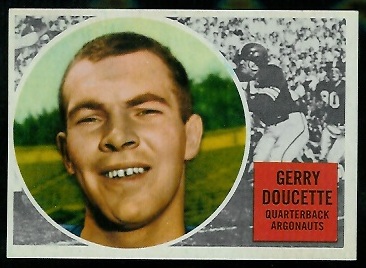 1960 Topps CFL #71 - Jerry Doucette - nm