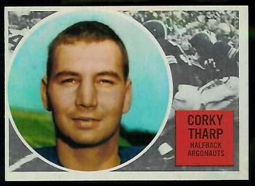 Corky Tharp - 1960 Topps CFL #78 - nm