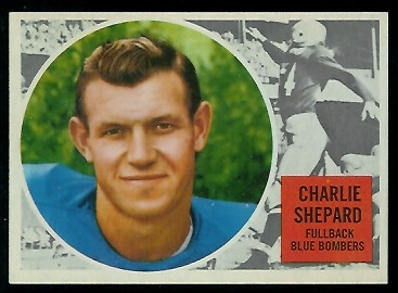 Charlie Shepard - 1960 Topps CFL #87 - nm+