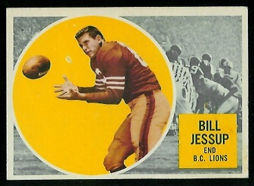 1960 Topps CFL #9 - Bill Jessup - vg