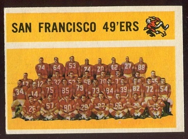 49ers Team - 1960 Topps #122 - nm
