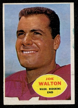 1960 Topps #127 - Joe Walton - vg-ex
