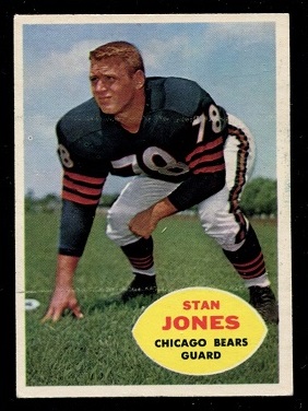 1960 Topps #17 - Stan Jones - exmt