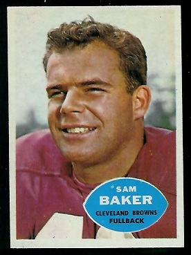 Sam Baker - 1960 Topps #24 - nm