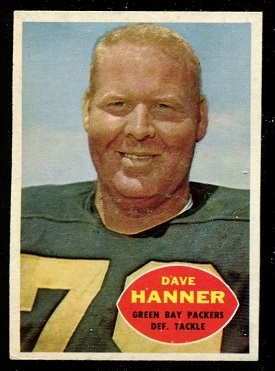 1960 Topps #59 - Dave Hanner - ex