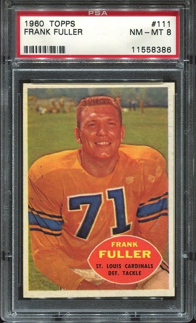 1960 Topps #111 - Frank Fuller - PSA 8