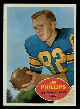 1960 Topps #66 - Jim Phillips - exmt