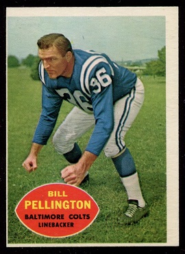 1960 Topps #8 - Bill Pellington - nm-mt oc