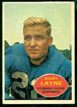 Bobby Layne - 1960 Topps #93 - ex