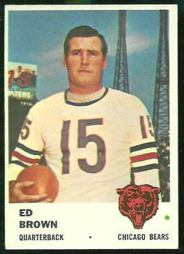 1961 Fleer #1 - Ed Brown - exmt