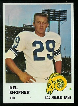 Del Shofner - 1961 Fleer #103 - nm