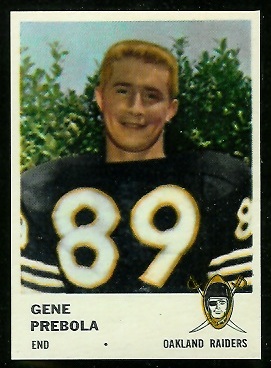 Gene Prebola - 1961 Fleer #194 - nm+