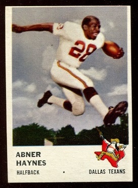 Abner Haynes - 1961 Fleer #203 - nm