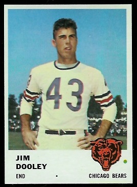 1961 Fleer #4 - Jim Dooley - exmt