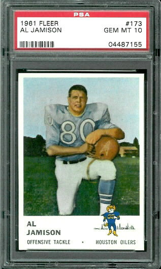 Al Jamison - 1961 Fleer #173 - PSA 10